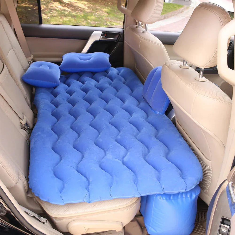 Auto-Luft-Nadmuchiwany materac podróżny z poduszką i zestawem naprawczym – RoadRest