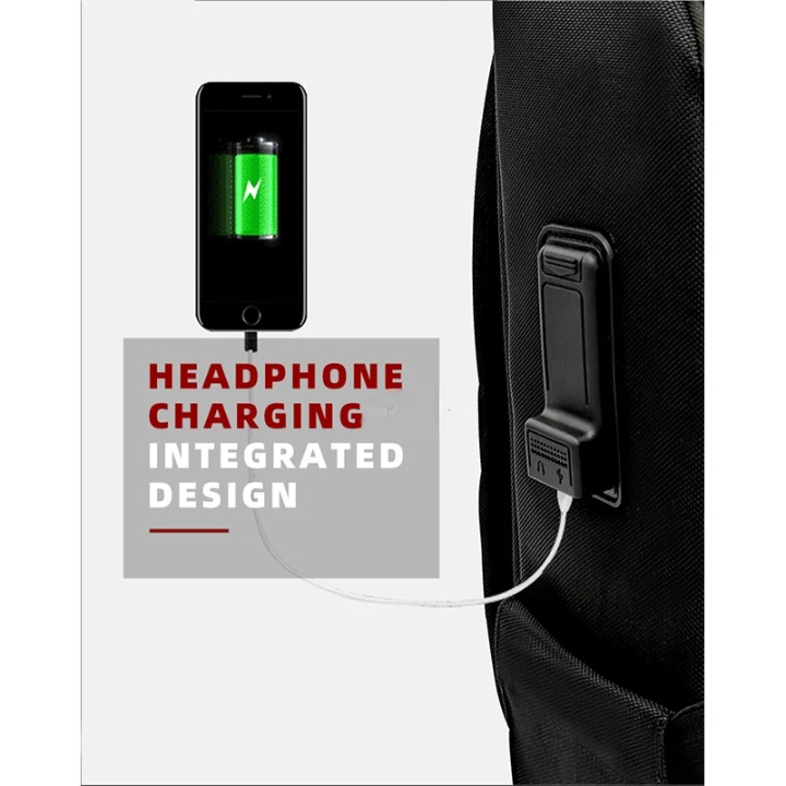 Inteligentny plecak biznesowy z zamkiem na odcisk palca – design odporny na kradzież z ładowaniem USB