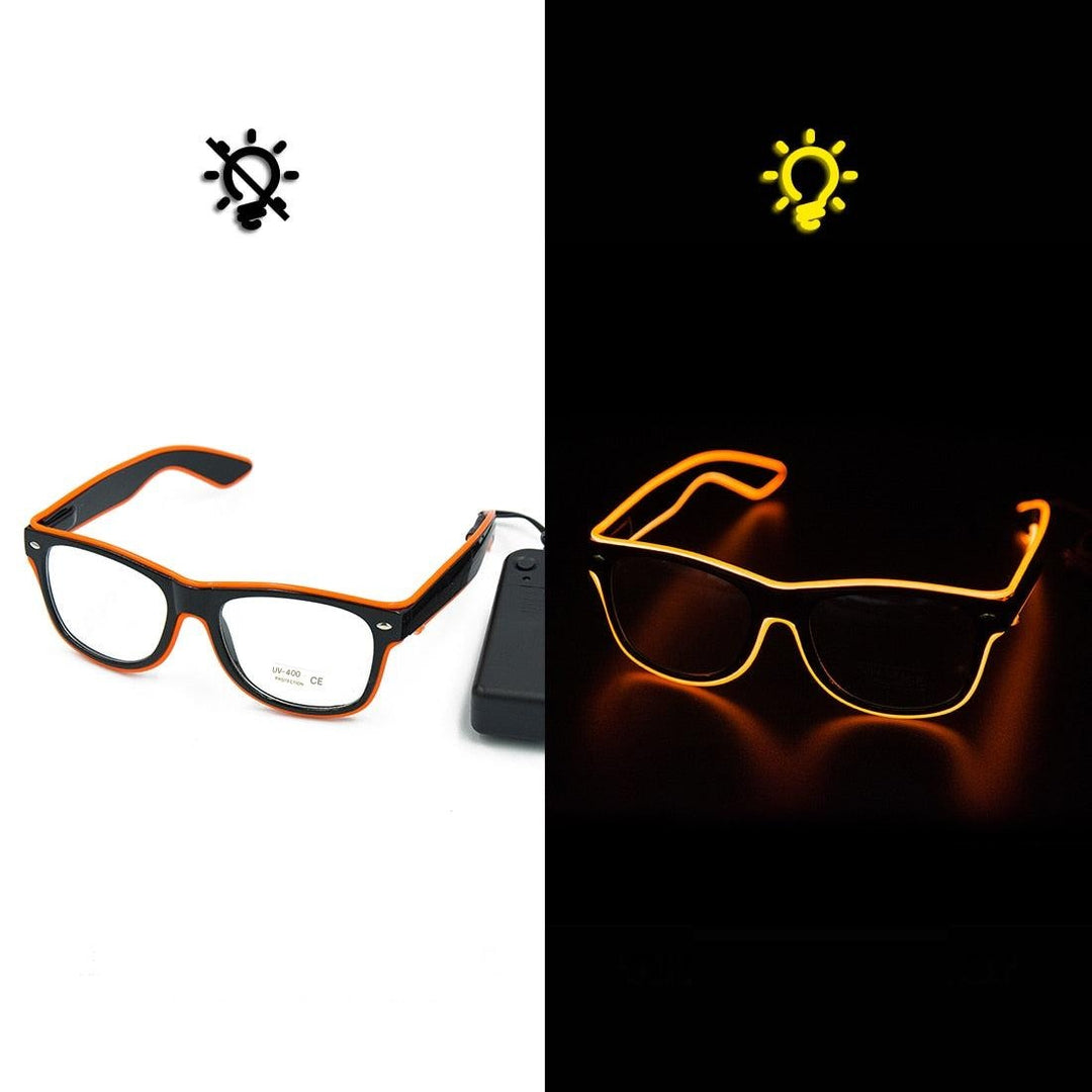 Oplichtende Neon Bril - LumaGlow