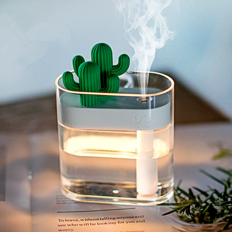 Ultradźwiękowy cichy nawilżacz powietrza - CactusMist