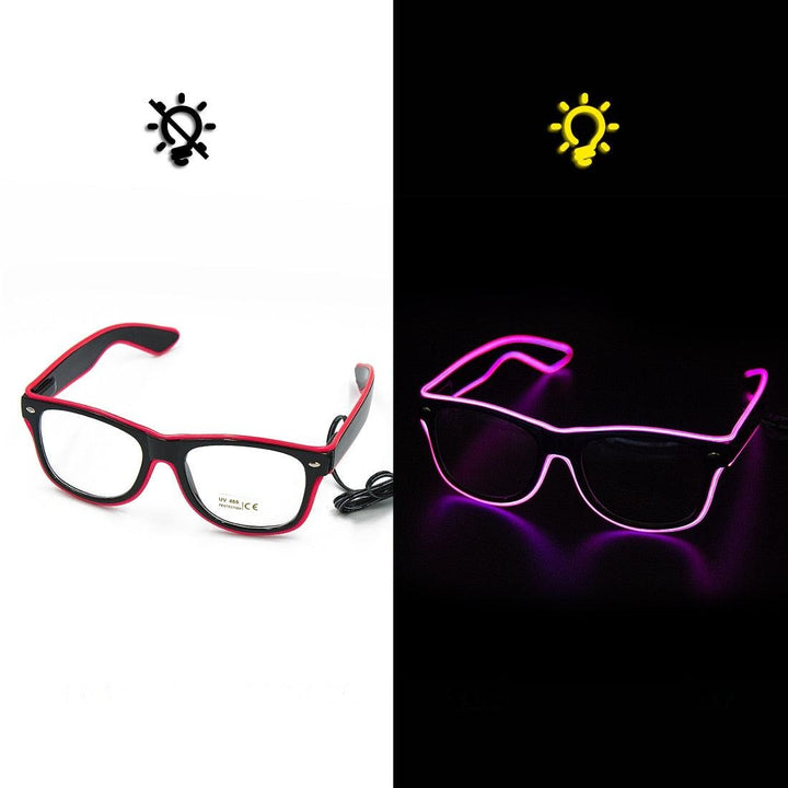 Oplichtende Neon Bril - LumaGlow