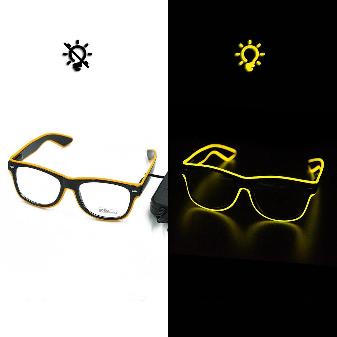 Oplichtende Neon Bril - LumaGlow