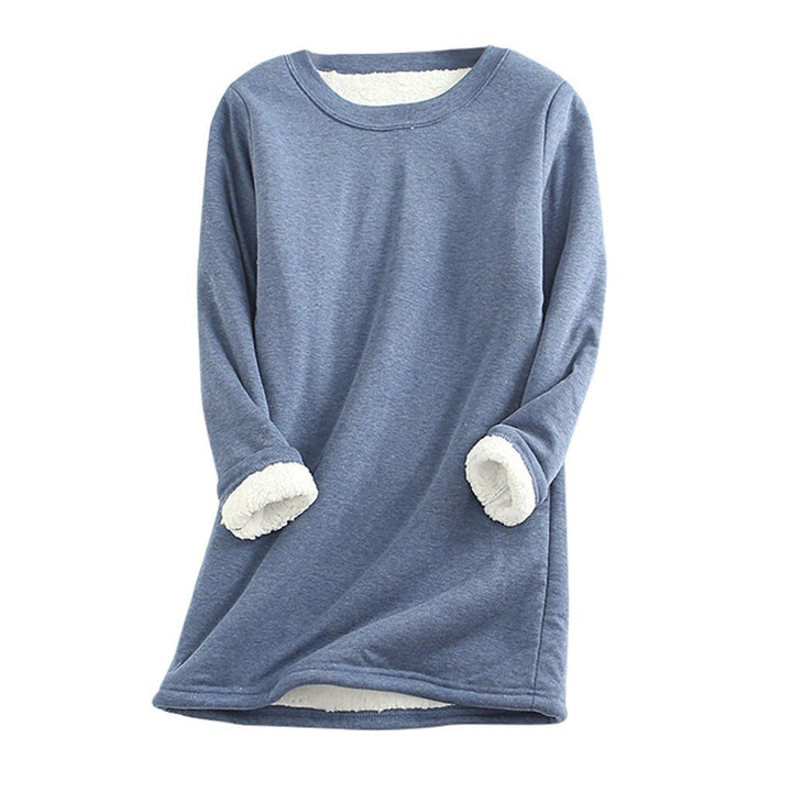 Damski polarowy sweter z podszewką – Mira
