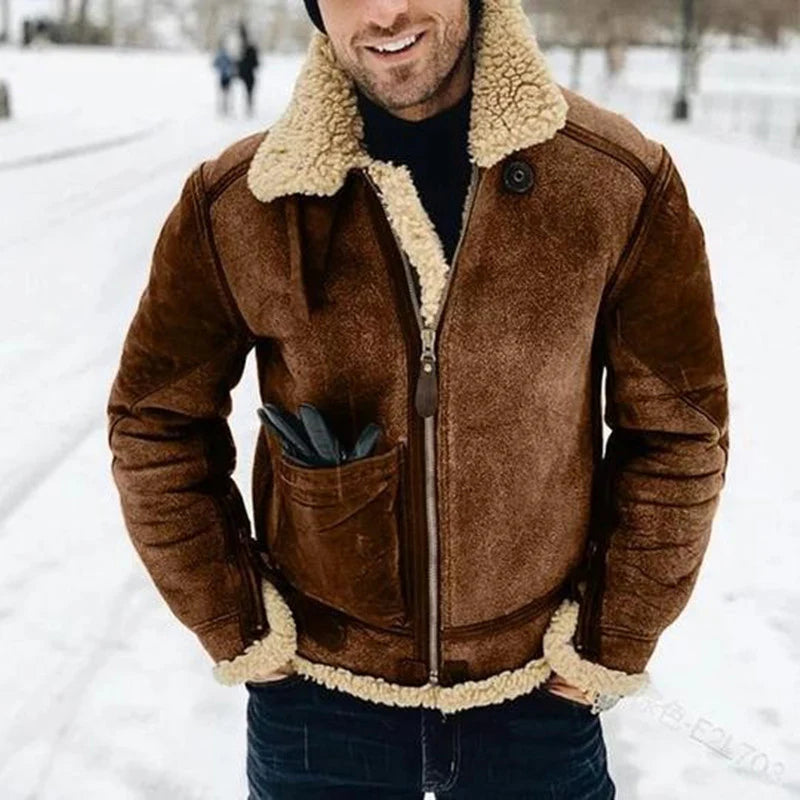 Herren-Jacke Im Lammfell-Stil - Thies