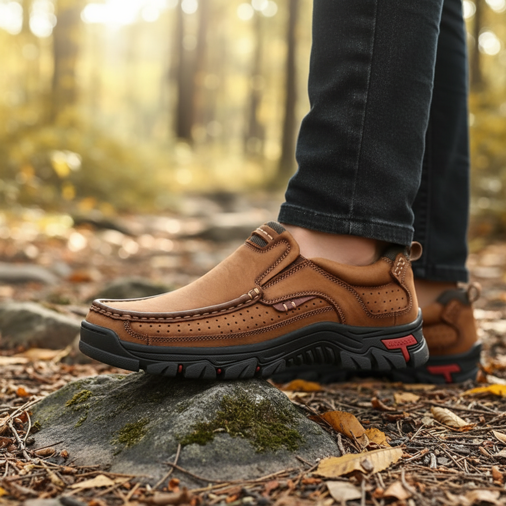 Herren Wanderschuh Orthopädisch Handgenäht -  Troy