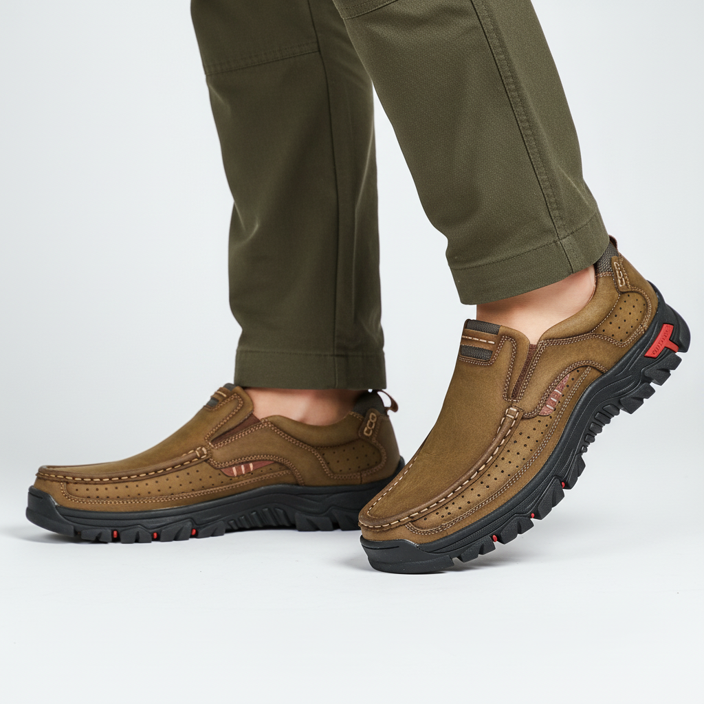 Herren Wanderschuh Orthopädisch Handgenäht -  Troy