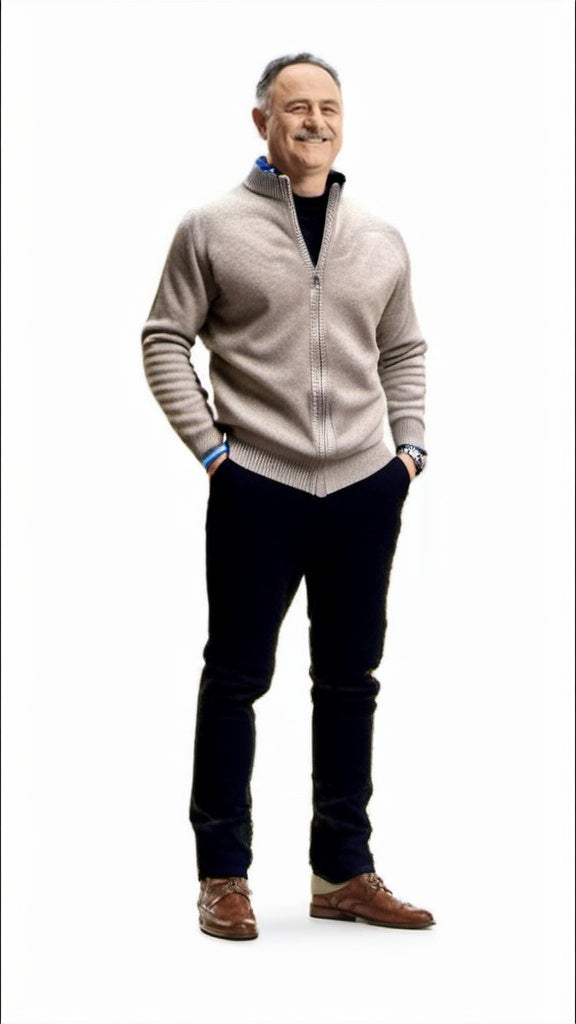 Herrenstrickjacke In Regular Fit - Tyler