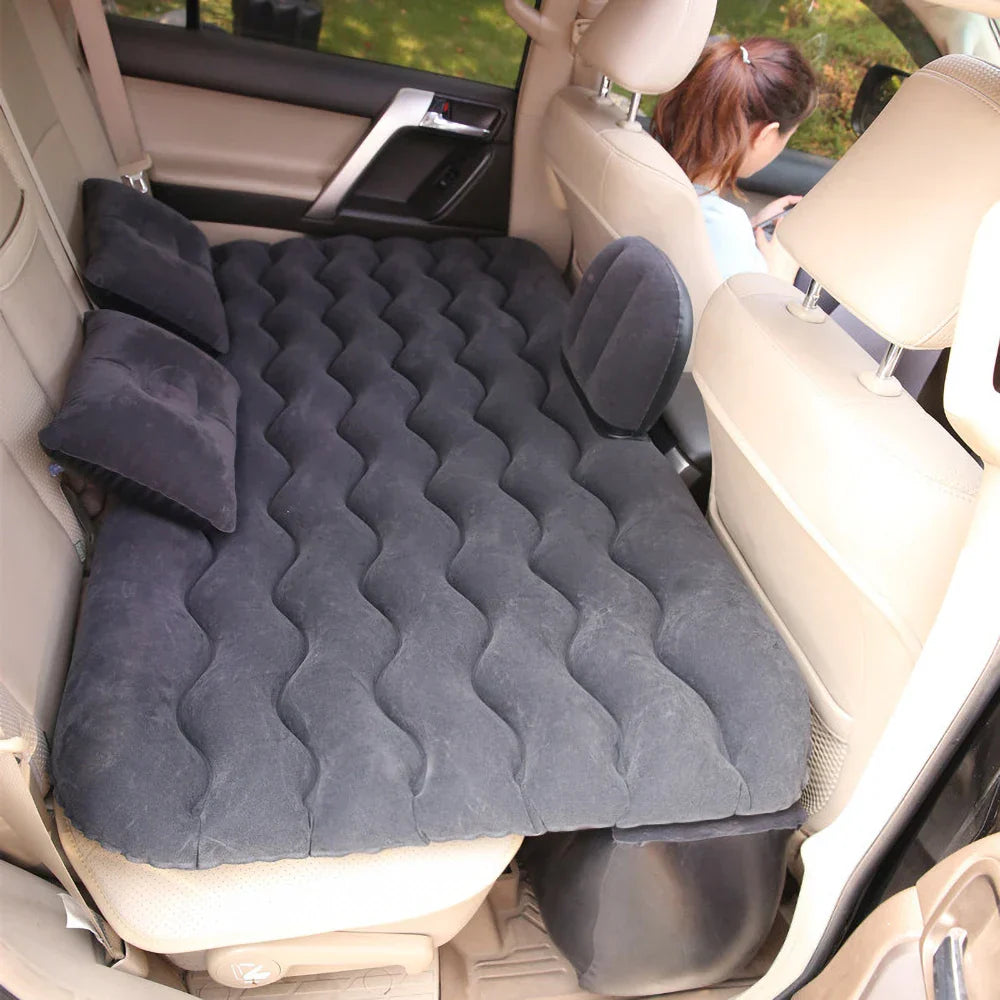 Auto-Luft-Nadmuchiwany materac podróżny z poduszką i zestawem naprawczym – RoadRest