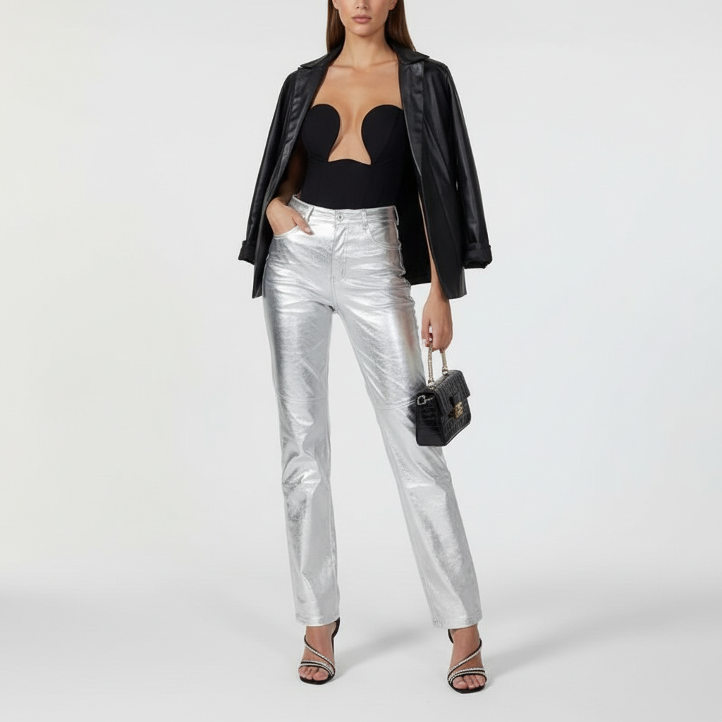 Hoch Taillierte Hose - Hannah