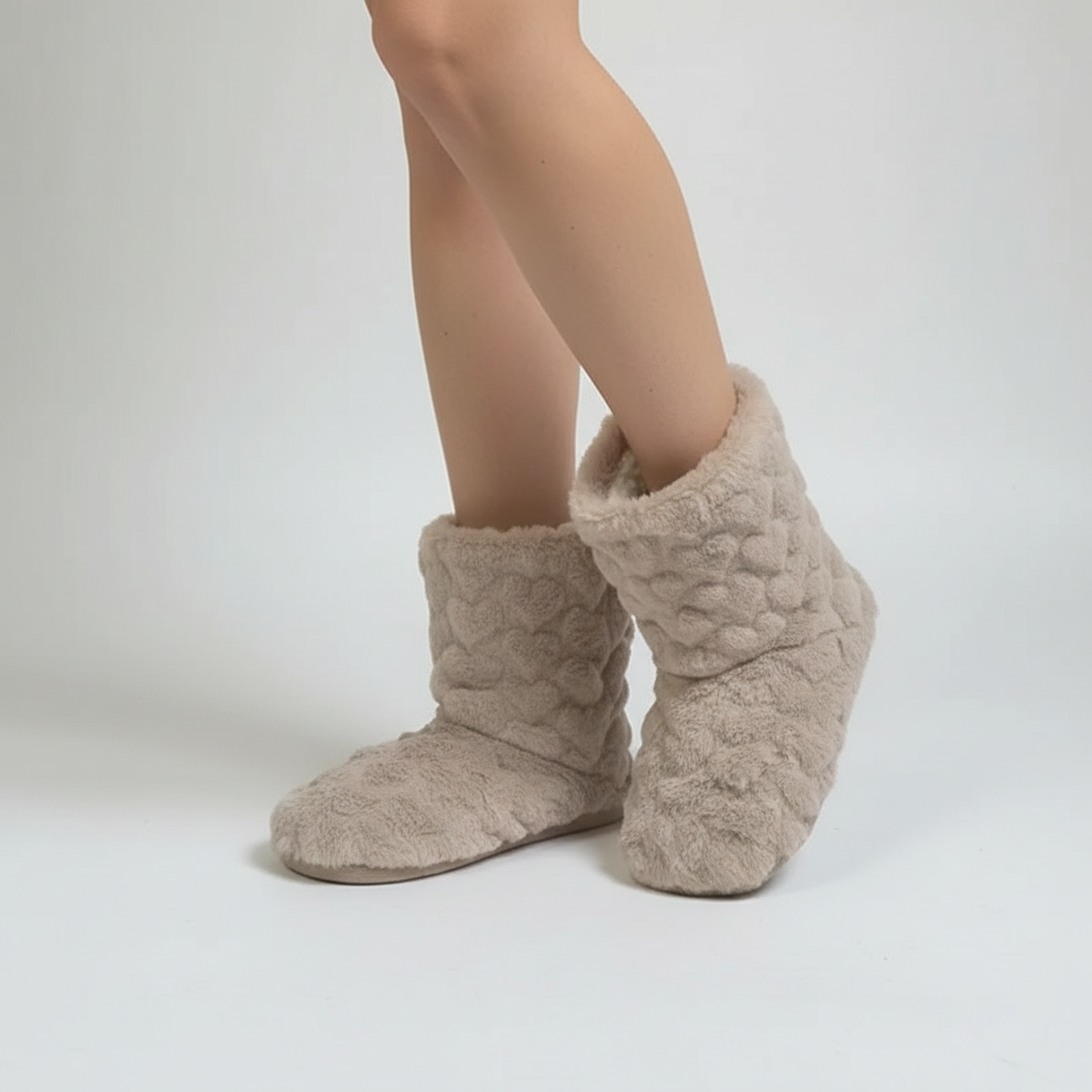 Hoch Geschnittener Hausschuh - FluffBoot