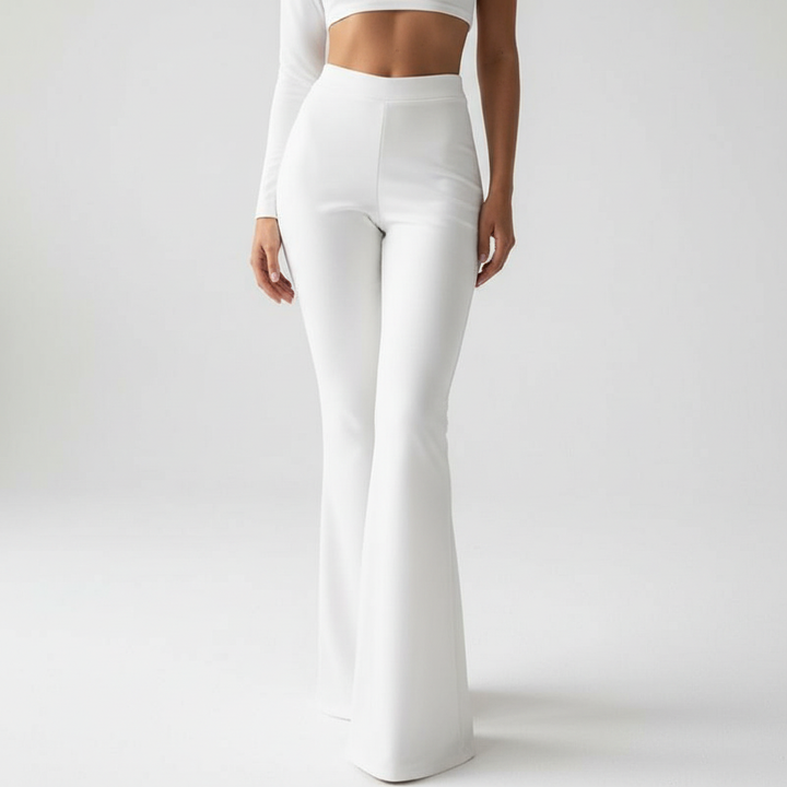 Hoch Taillierte Flared-Hose - Annika