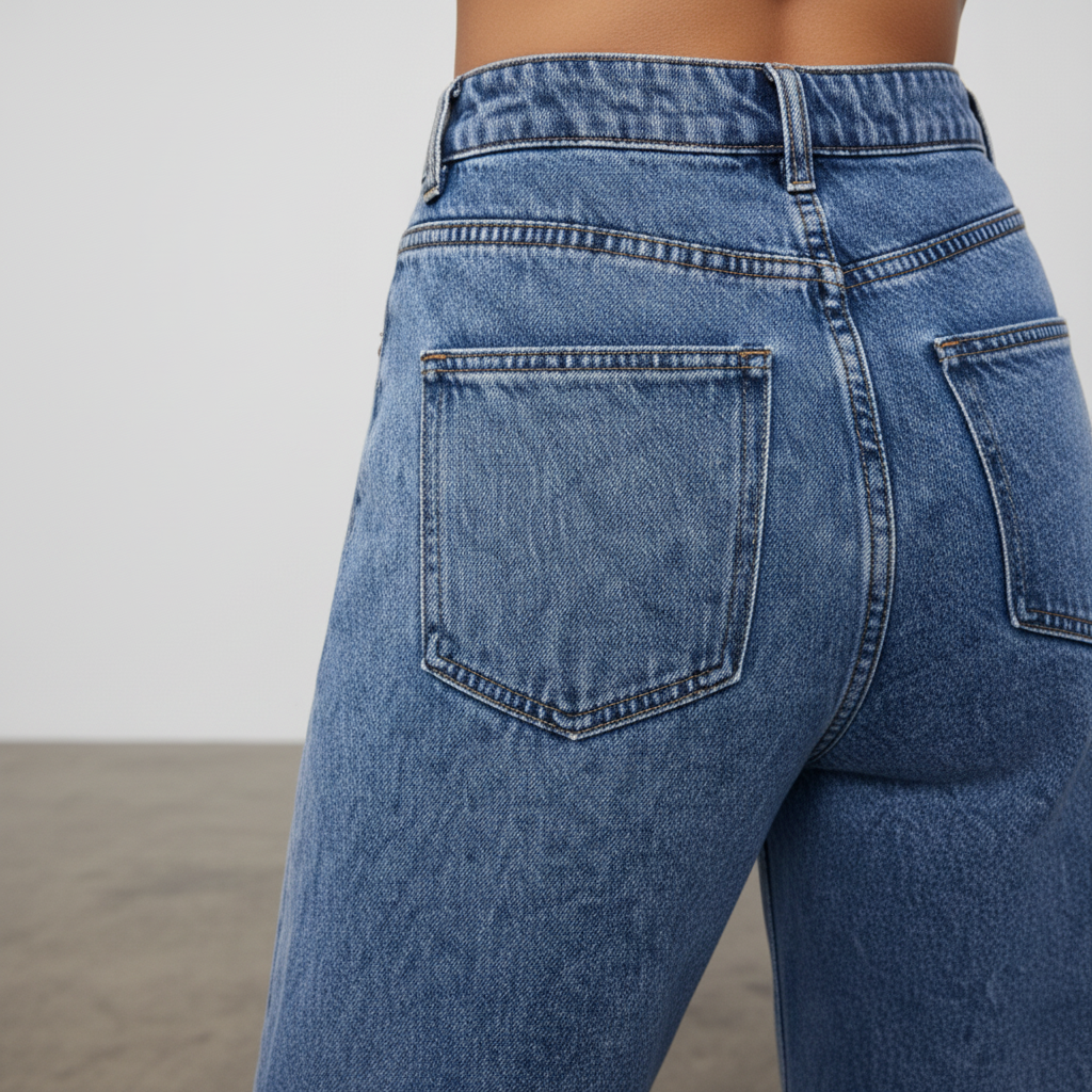 Hochgeschnittene Jeans - Anna