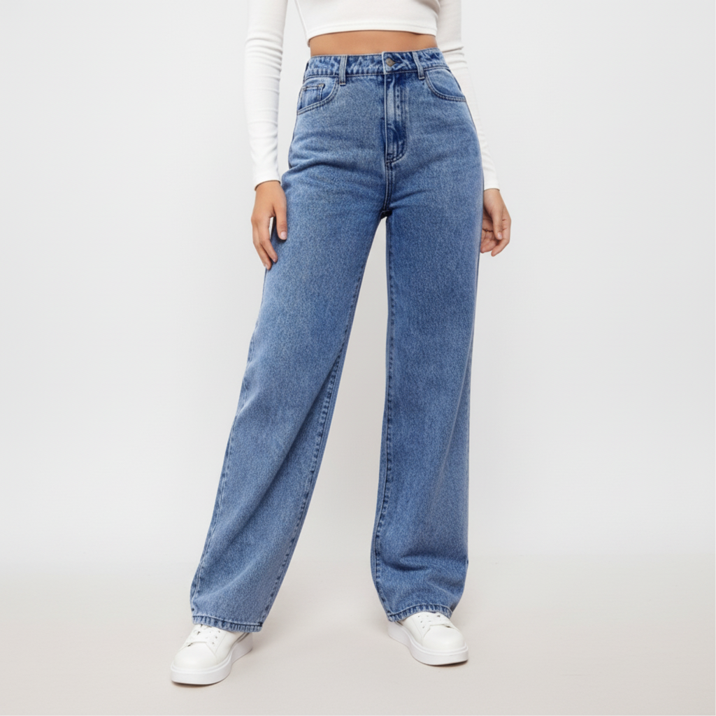 Hochgeschnittene Jeans - Anna