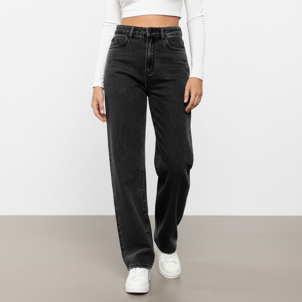 Hochgeschnittene Jeans - Anna