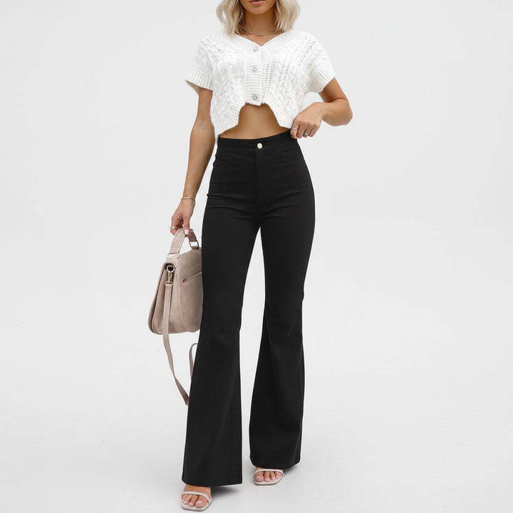 Hochtaillierte Schlaghose -  Bettina