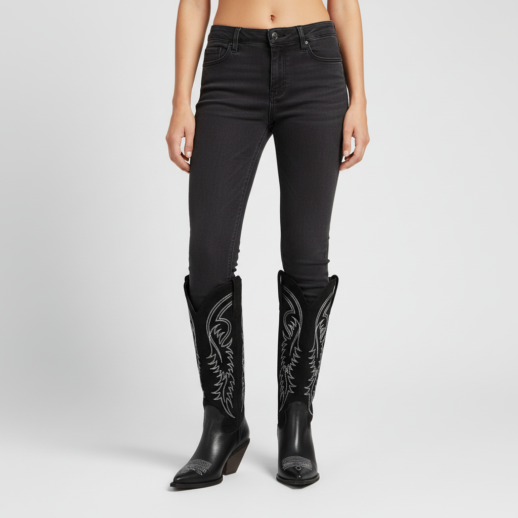 Hochwertige Cowboy-Stiefel - Emma