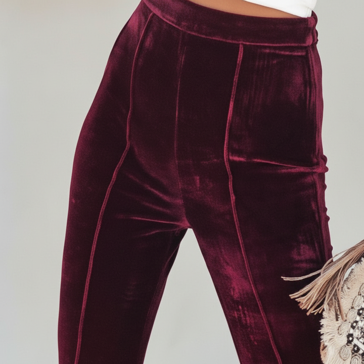 Hochwertige Flared-Hose - Evelynn