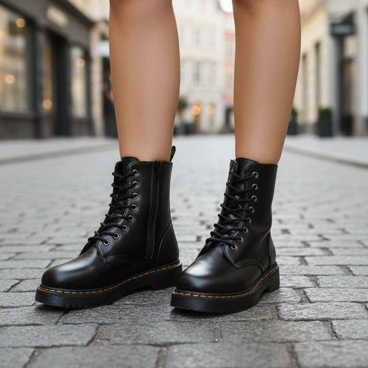 Hochwertige Lederstiefel - Julia