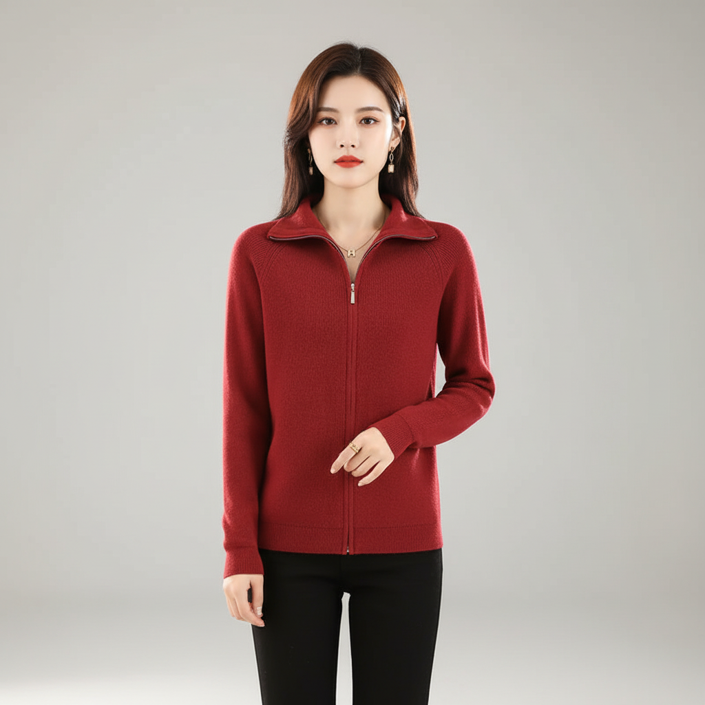 Hochwertiges Strickmaterial -  Annette