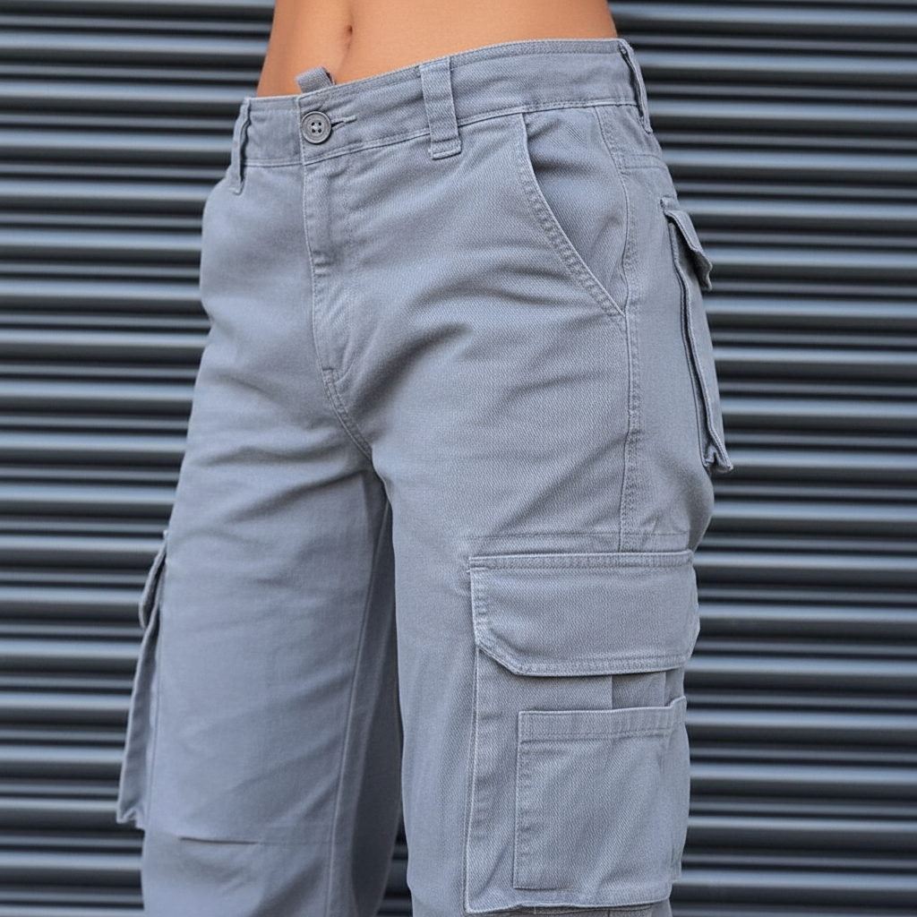 Hohe Taille Cargo Hose - Valentina