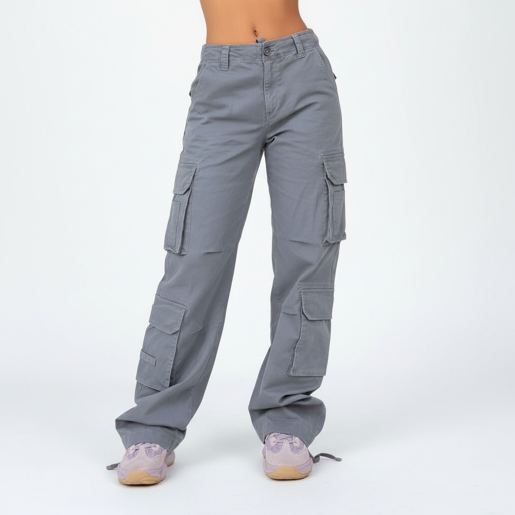 Hohe Taille Cargo Hose - Valentina