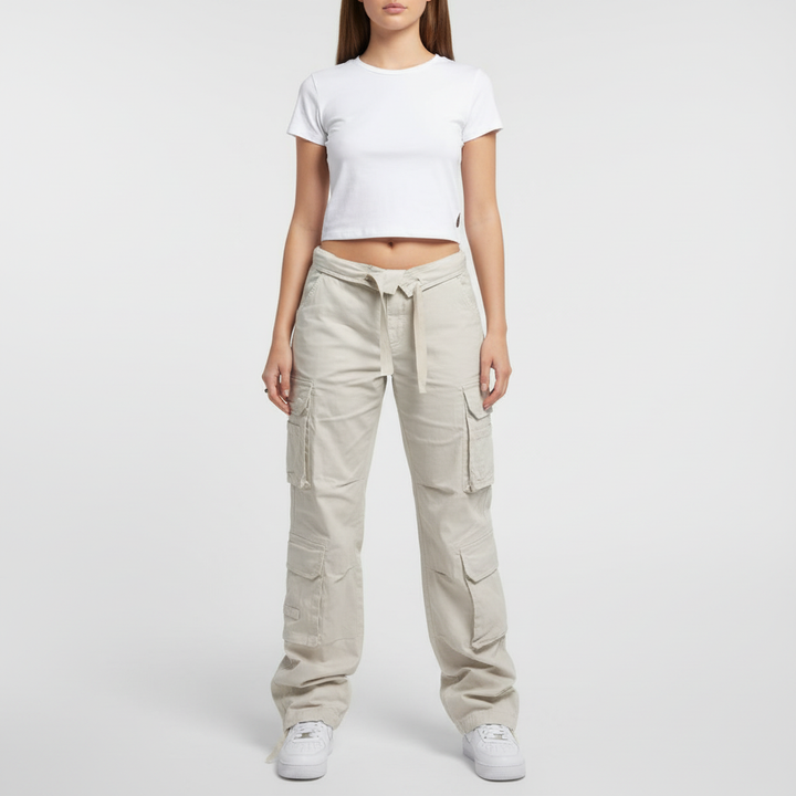 Hohe Taille Cargo Hose - Valentina