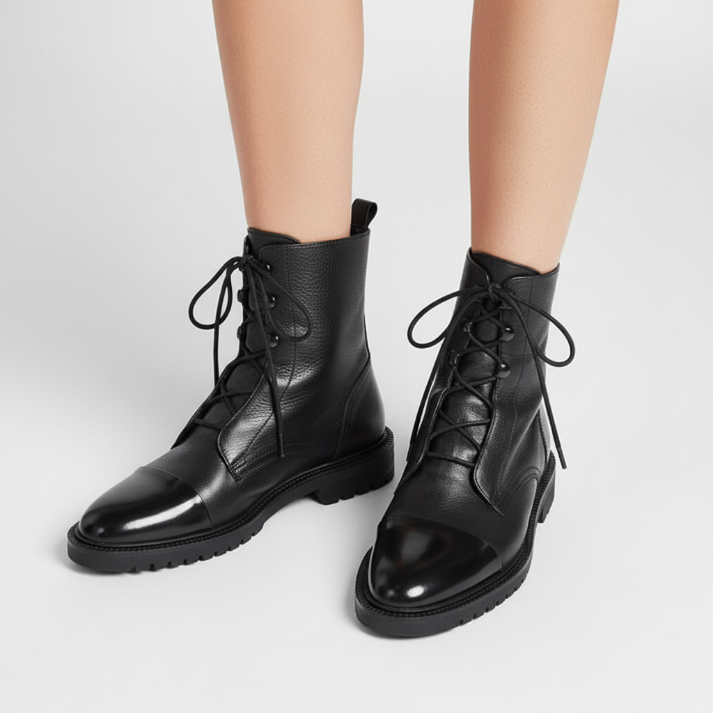 Hohe Stiefel Mit Schnürung - Christine