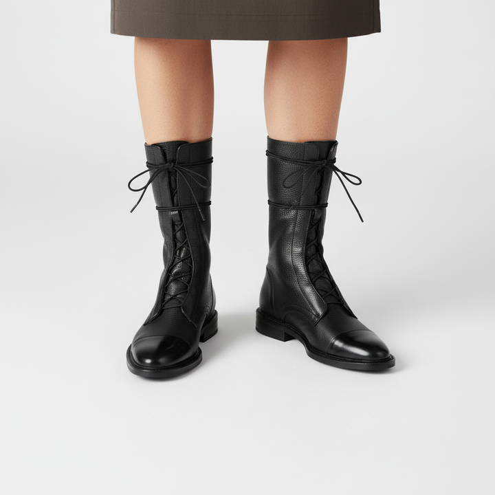 Hohe Stiefel Mit Schnürung - Christine