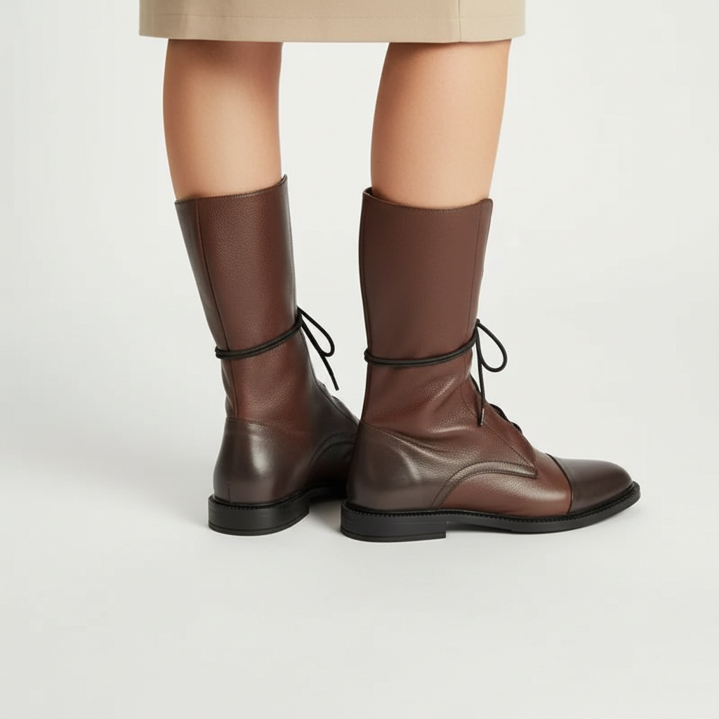 Hohe Stiefel Mit Schnürung - Christine