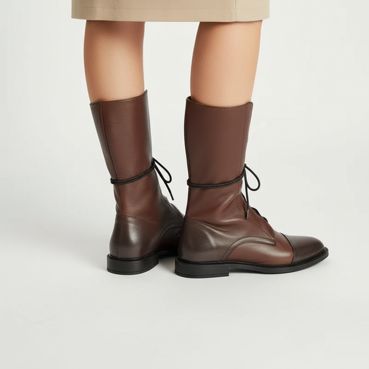 Hohe Stiefel Mit Schnürung - Christine