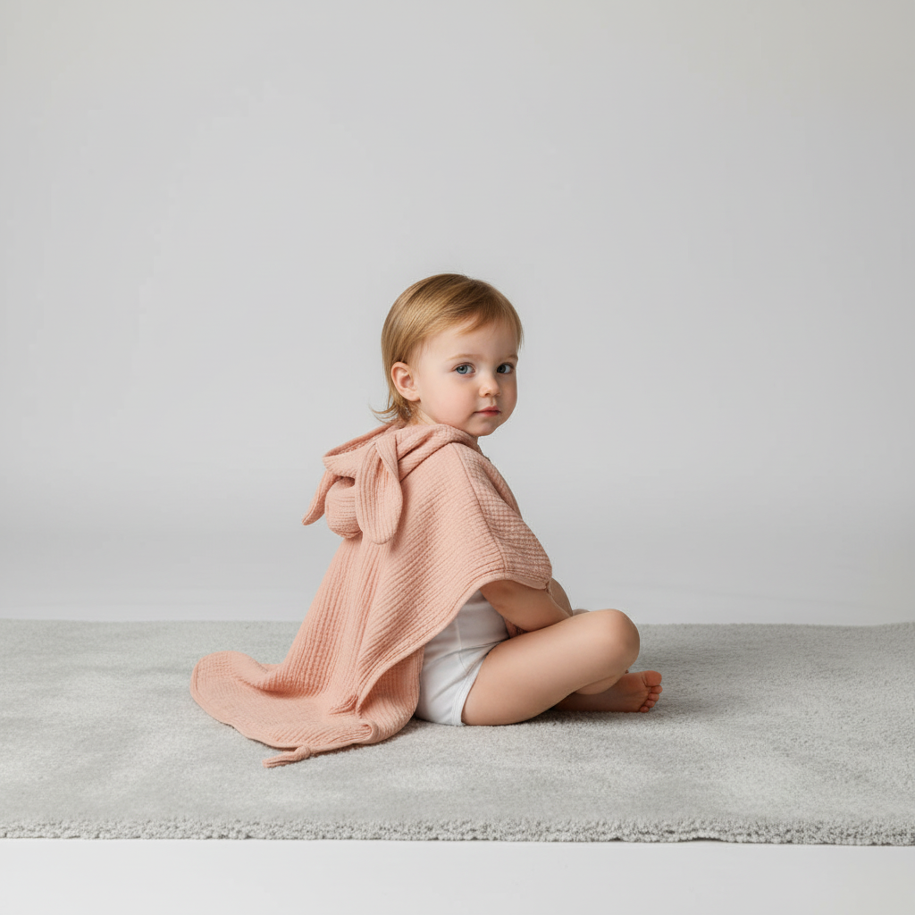 Hooded Poncho - KidsWrap