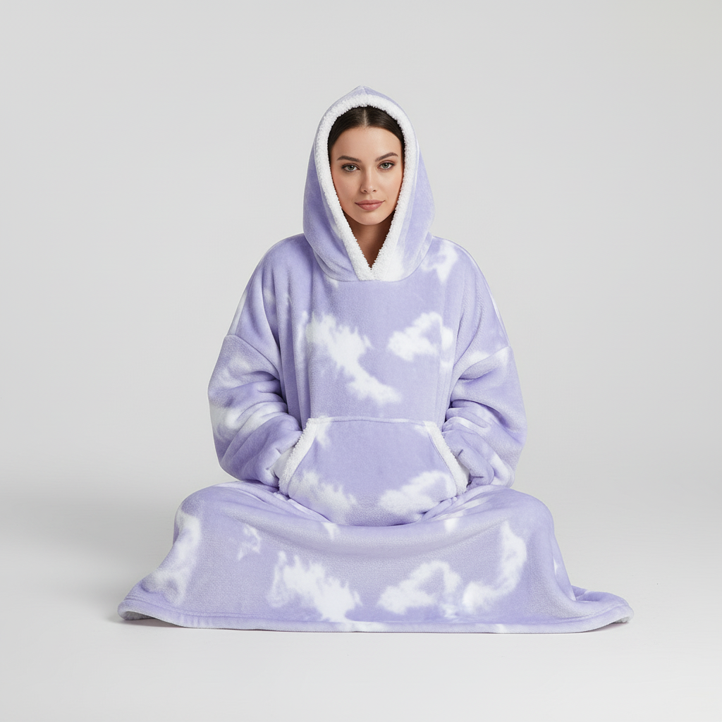 Hoodie Und Decke Kombiniert - SnuggleBlanket