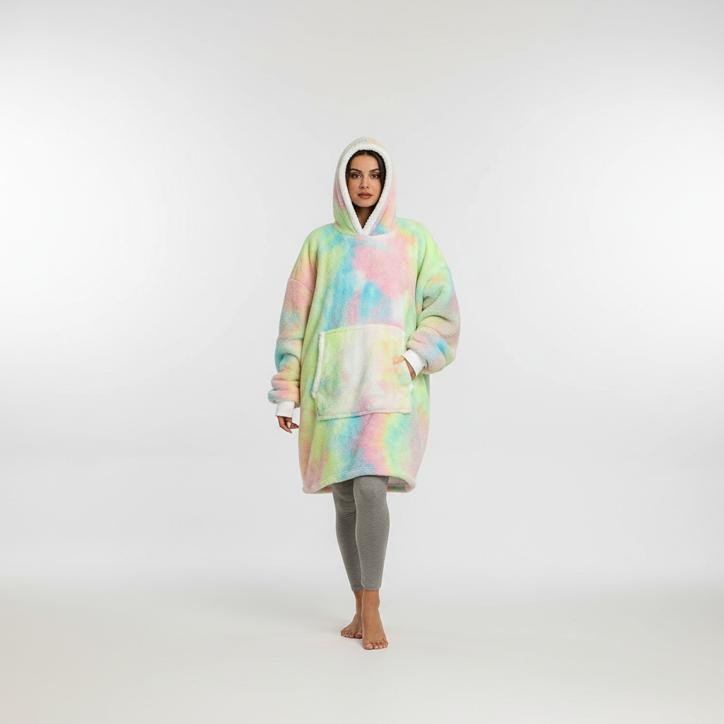 Hoodie Und Decke Kombiniert - SnuggleBlanket