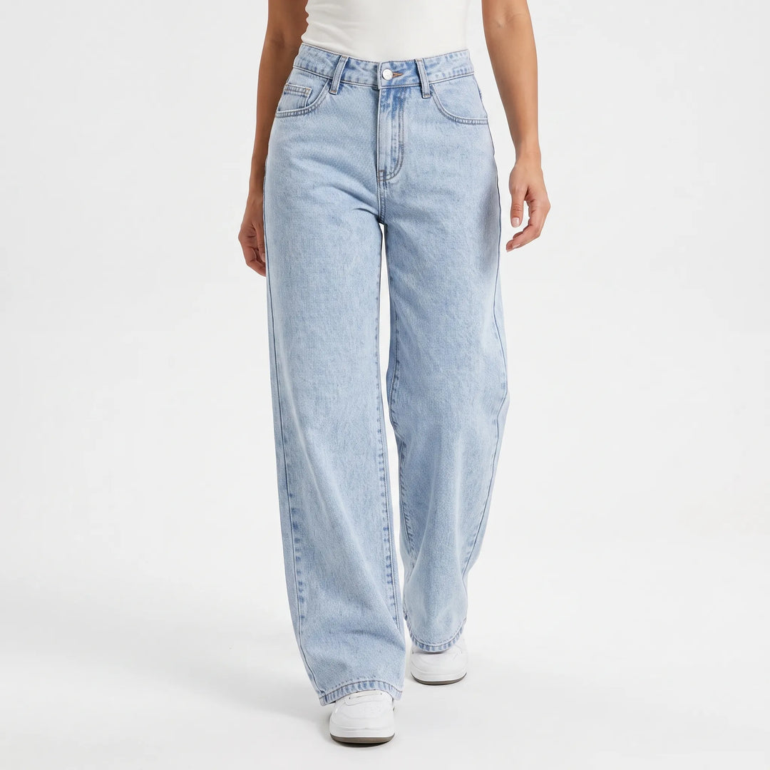 Jeansy Wide Leg Damskie -  Jill