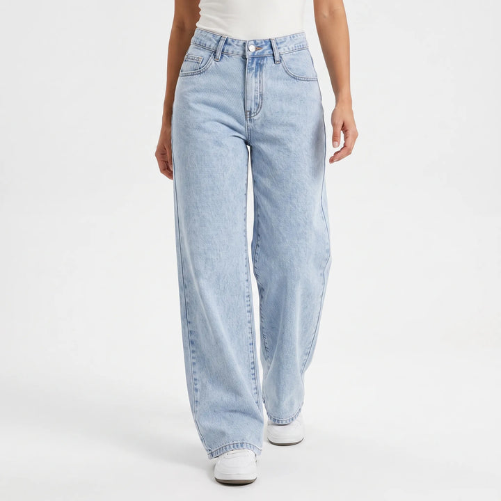 Jeansy Wide Leg Damskie -  Jill