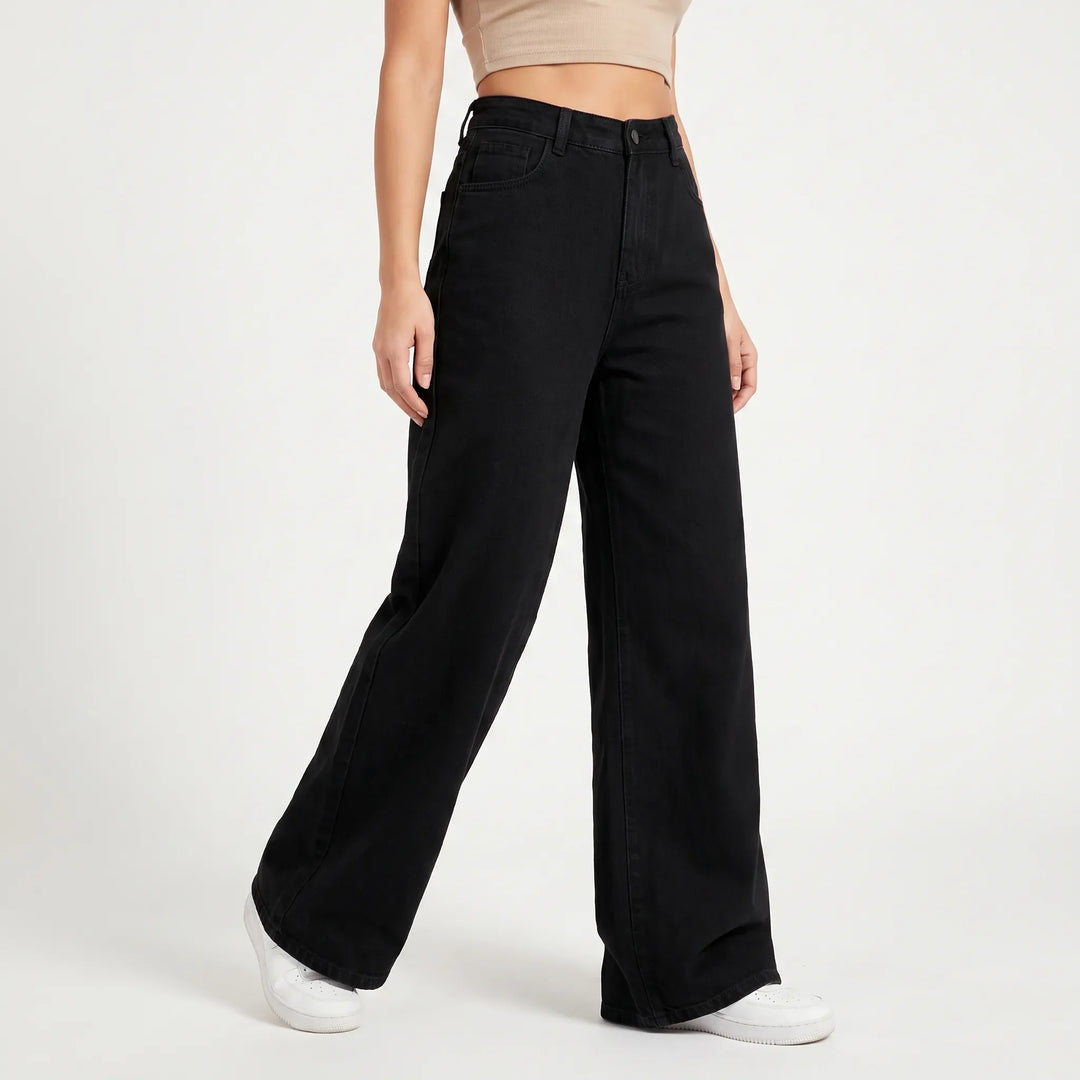 Jeansy Wide Leg Damskie -  Jill
