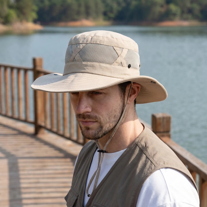 Kapelusz Outdoorowy Z Szerokim Rondem - Zephyn
