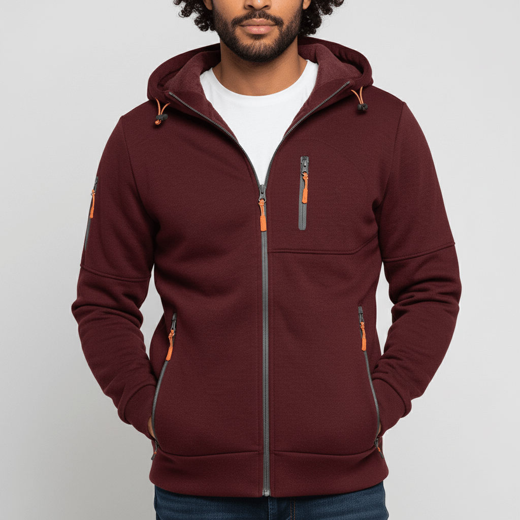 Kapuzenjacke Mit Durchgehreißverschluss - Noel