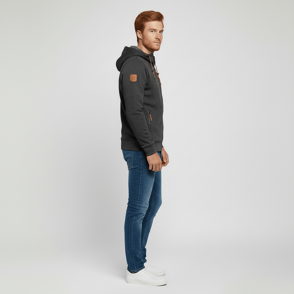 Kapuzenjacke Mit Durchgehreißverschluss - Noel