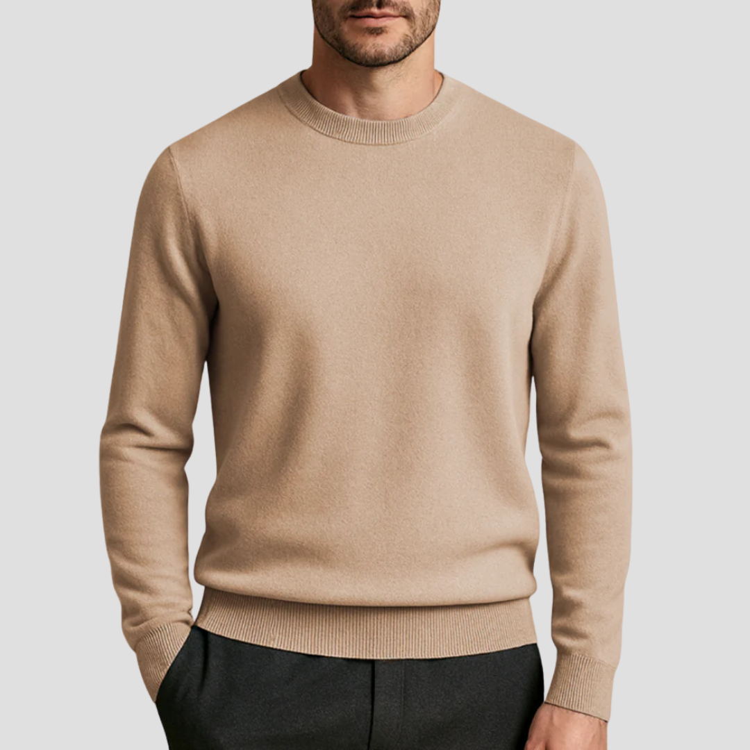 Klassischer Rundkragen-Pullover - Ludwig
