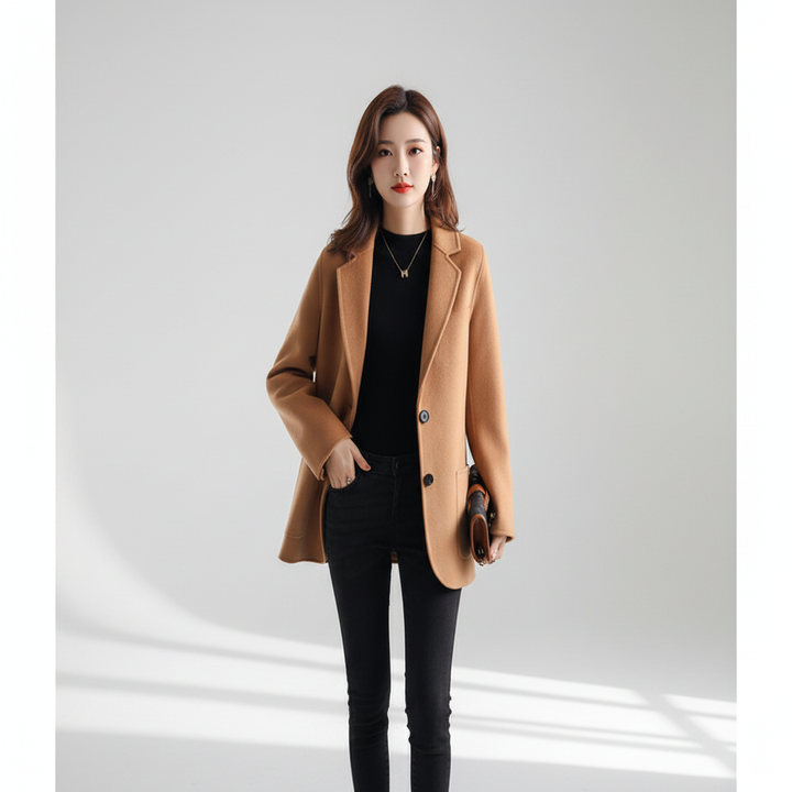 Klassischer Tweedmantel - Susanne