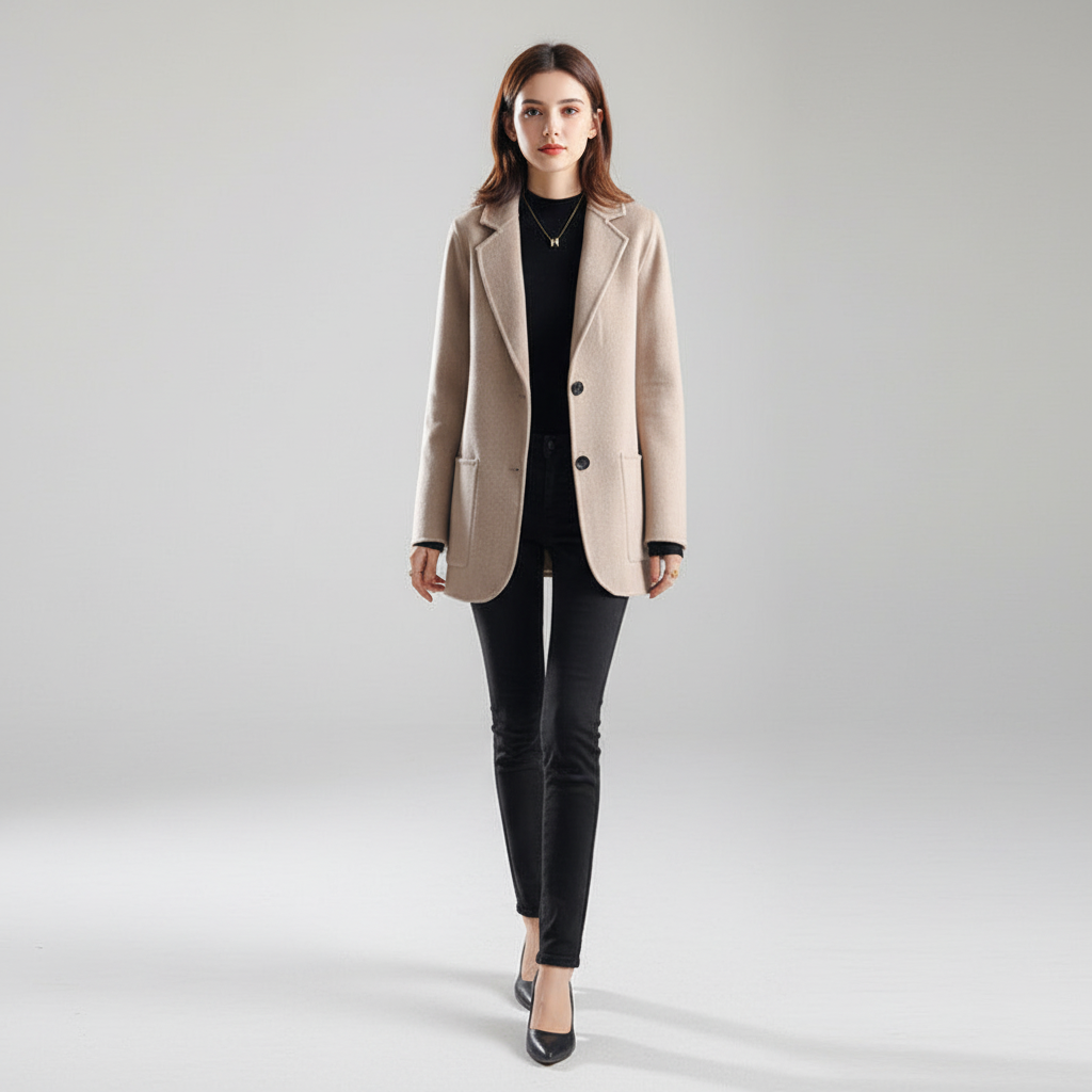 Klassischer Tweedmantel - Susanne