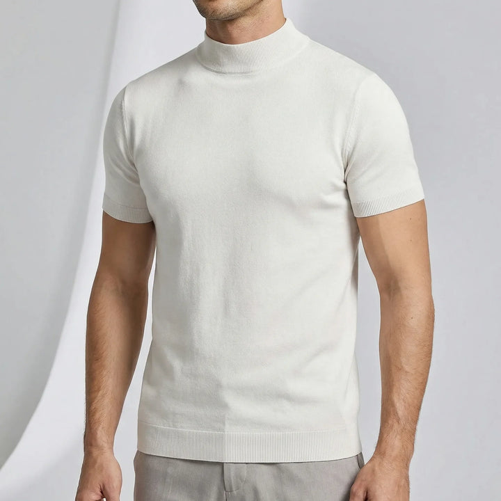 Kurzarm-Rollkragen-Shirt - Riccardo