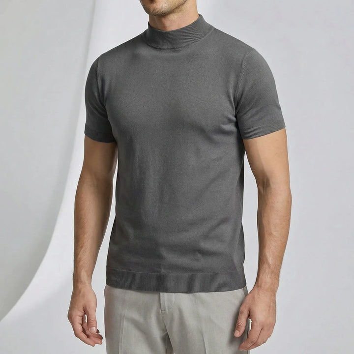 Kurzarm-Rollkragen-Shirt - Riccardo
