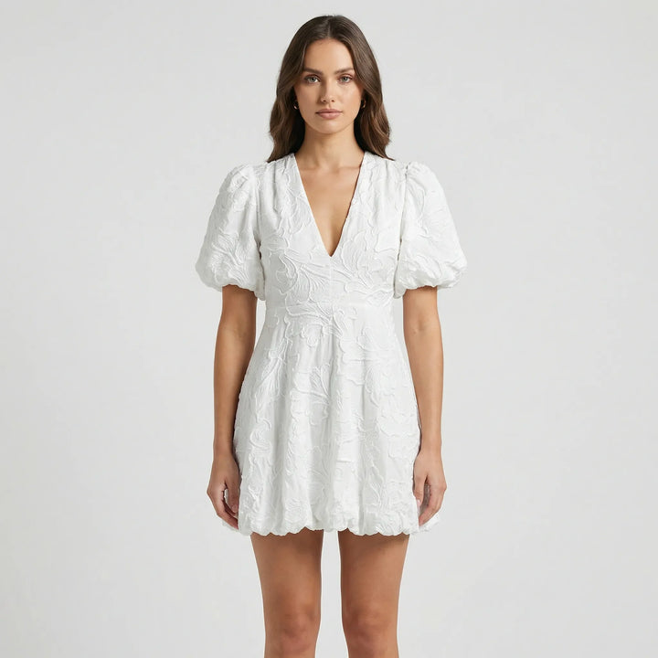 Kurzes Kleid Mit Tiefem V-Ausschnitt - Lois