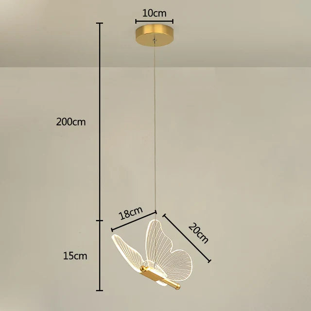 LED Lampa wisząca motyl - ButterLuxe