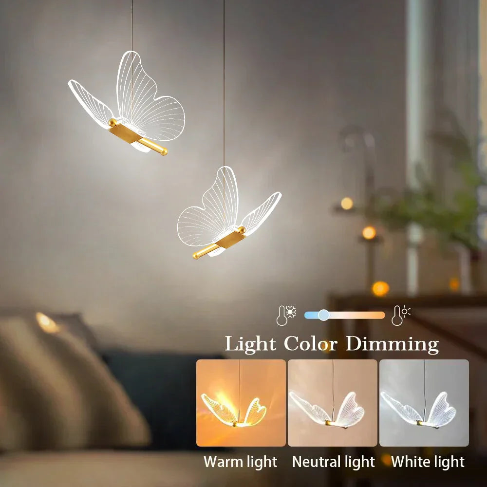 LED Lampa wisząca motyl - ButterLuxe