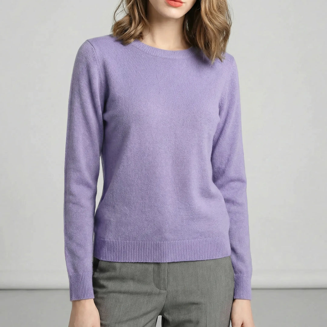 Langarm-Pullover Mit Rundhalsausschnitt - Katrin