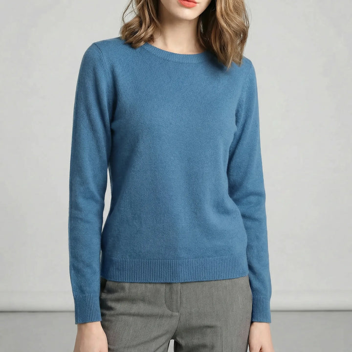 Langarm-Pullover Mit Rundhalsausschnitt - Katrin