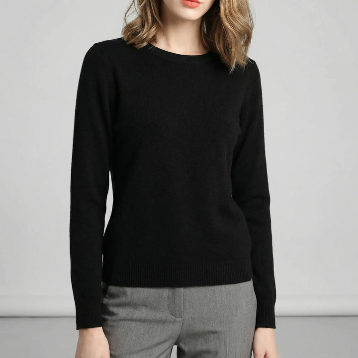 Langarm-Pullover Mit Rundhalsausschnitt - Katrin